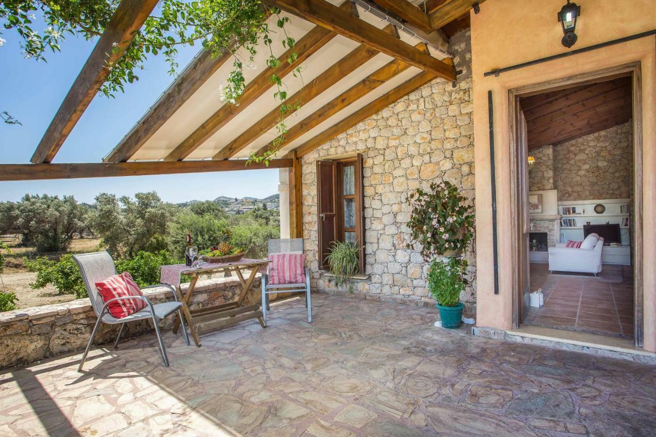 Sunny Countryside Villa - With Private Pool Faliraki Eksteriør billede